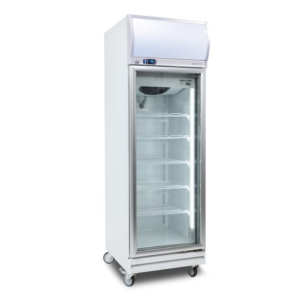 Upright Display Fridge Flat Glass Door 444L LED GD0500LF