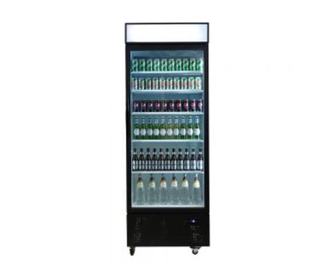 GM0690LB | 690L Upright Display Fridge with Lightbox (Black)