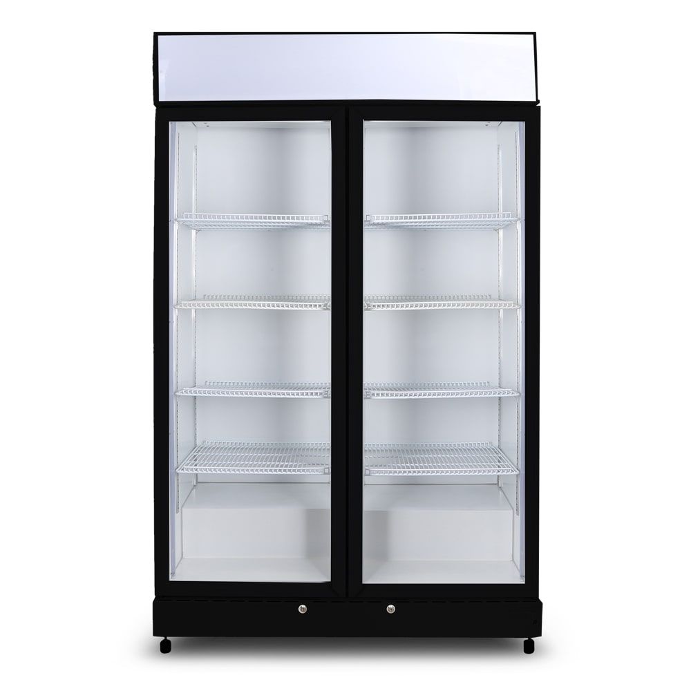 Upright Display Fridge Flat Glass Door LED GM1000LB ECO